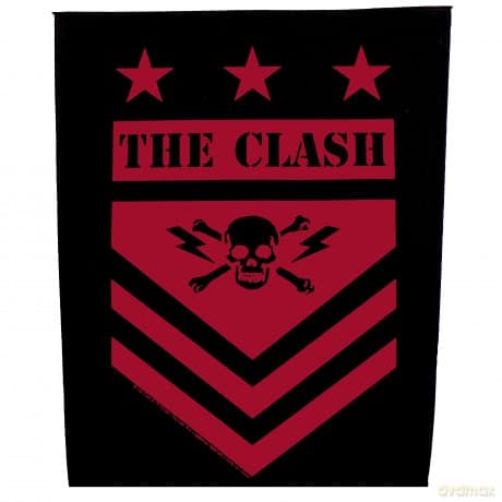 The Clash: Back Patch: Military Shield