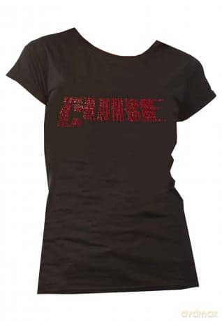The Cure: Ladies T-Shirt: Logo (Black) (Embellished) (Small)