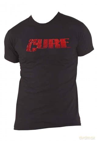 The Cure: Unisex T-Shirt: Logo (Black) (Embellished) (XX-Large)