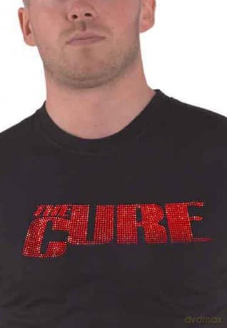 The Cure: Unisex T-Shirt: Logo (Black) (Embellished) (XX-Large)