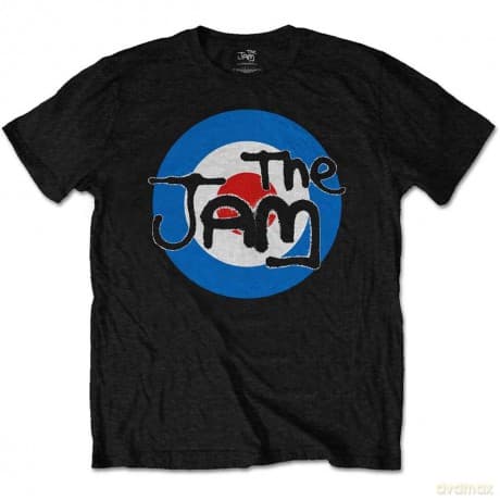The Jam: Men's Tee: Target Logo with Soft Hand Inks (Medium)
