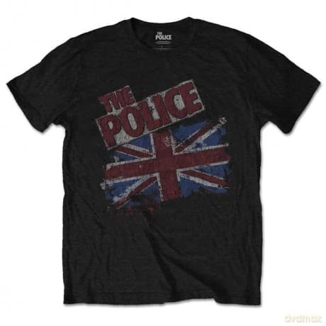 The Police: Men's Tee: Vintage Flag (XX-Large)