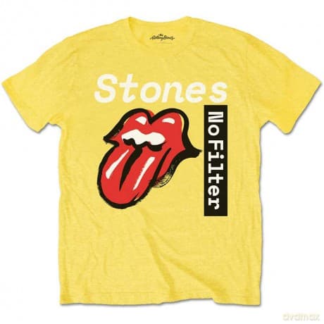 Tyrone Davis: The Rolling Stones Men's Tee: No Filter Text (Small)
