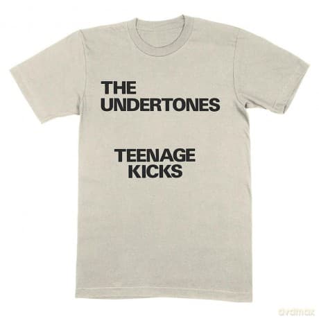 Undertones - The: The Undertones Unisex T-Shirt: Teenage Kicks Text (Natural) (X-Large)