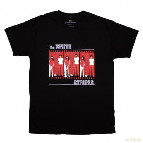 White Stripes - The: The White Stripes Unisex T-Shirt: Film Strip (Black) (Medium)