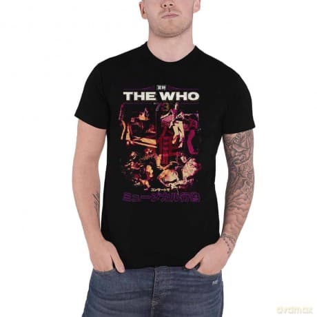 Who - The: The Who Men's Tee: Japan '73 (Large)