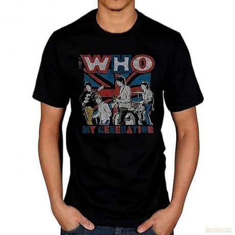 Who - The: The Who Men's Tee: My Generation Sketch (Large)