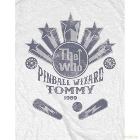 Who - The: The Who Men's Tee: Pinball Wizard Flippers (Retail Pack) (Medium)