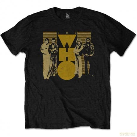 Who - The: The Who Men's Tee: Yellow (Large)