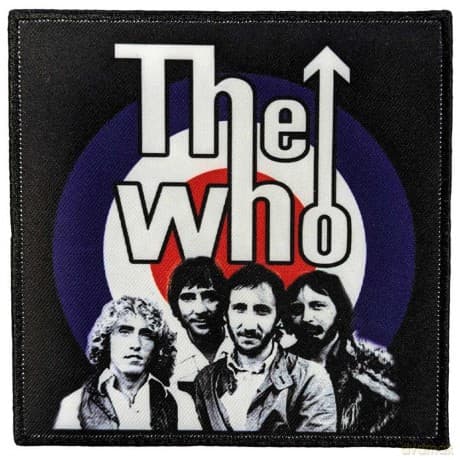 Who - The: The Who Standard Patch: Band Photo