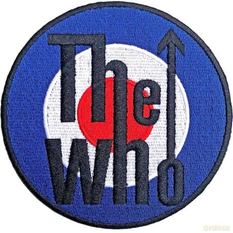Who - The: The Who Standard Patch: Target Logo Bordered