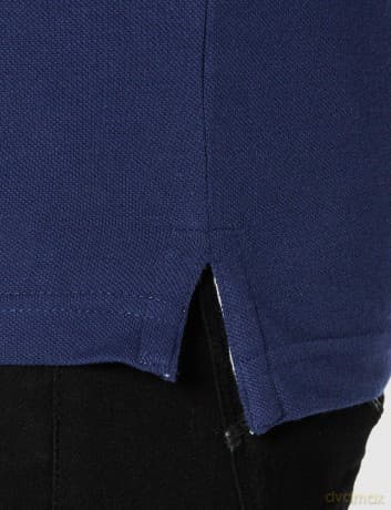 Who - The: The Who Unisex Polo Shirt: Target Logo (Navy Blue) (Small)