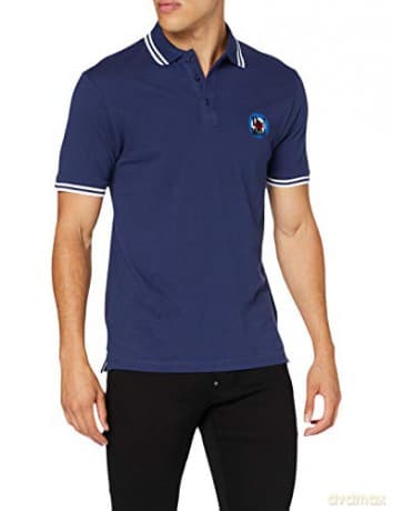 Who - The: The Who Unisex Polo Shirt: Target Logo (Navy Blue) (X-Large)