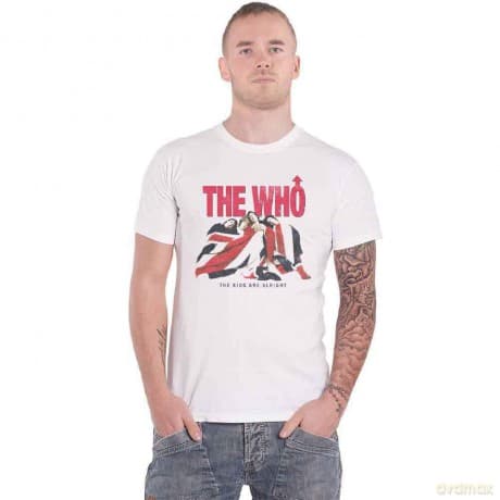 Who - The: The Who Unisex T-Shirt: Kids Are Alright Vintage (White) (X-Large)