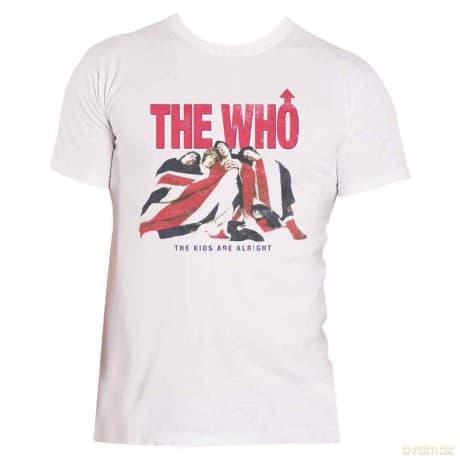 Who - The: The Who Unisex T-Shirt: Kids Are Alright Vintage (White) (X-Large)