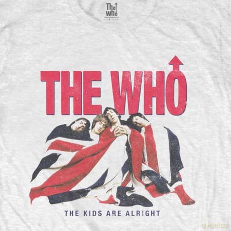 Who - The: The Who Unisex T-Shirt: Kids Are Alright Vintage (White) (X-Large)