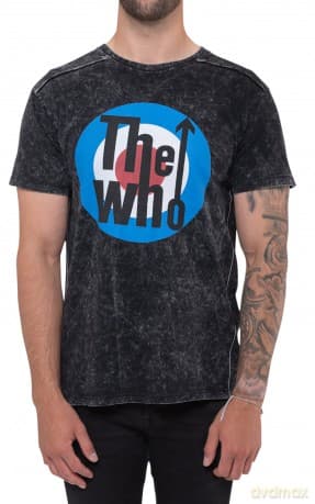 Who - The: The Who Unisex T-Shirt: Target Logo (Black) (Wash Collection) (X-Large)