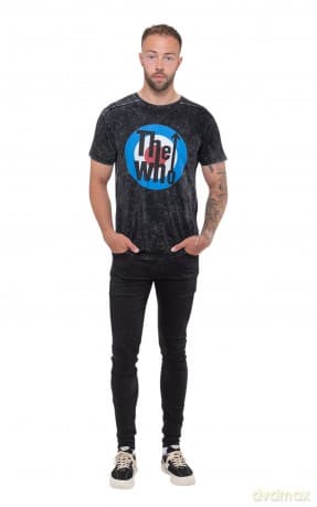 Who - The: The Who Unisex T-Shirt: Target Logo (Black) (Wash Collection) (XX-Large)