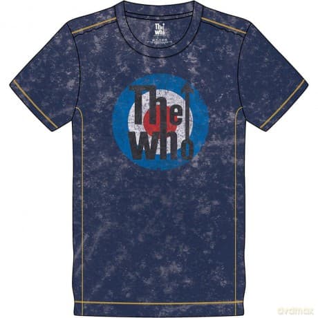 Who - The: The Who Unisex T-Shirt: Target Logo (Navy Blue) (Wash Collection) (X-Large)