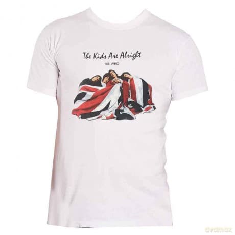 Who - The: The Who Unisex T-Shirt: The Kids Are Alright (White) (Medium)
