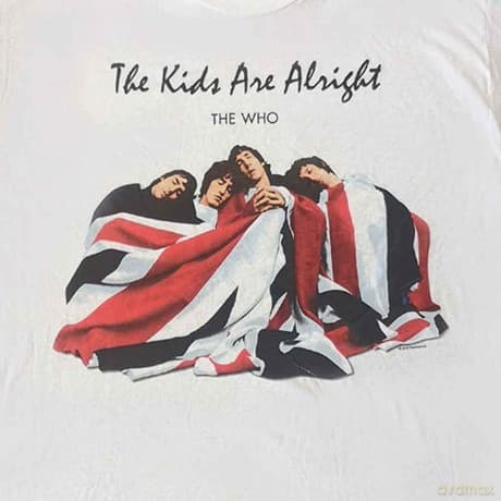 Who - The: The Who Unisex T-Shirt: The Kids Are Alright (White) (X-Large)