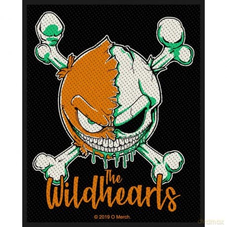 Wildhearts, The: The Wildhearts Standard Patch: Green Skull