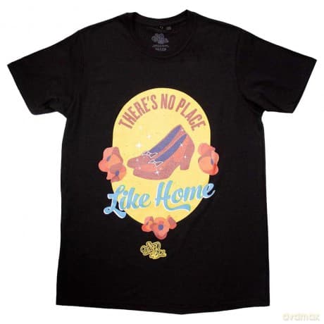 Wizard Of Oz - The: The Wizard of Oz Unisex T-Shirt: There's No Place Like Home (Black) (Small)