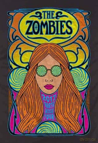 Zombies - The: The Zombies Unisex T-Shirt: North American Tour (Black) (XX-Large)