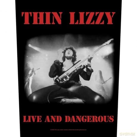 Thin Lizzy: Back Patch: Live & Dangerous