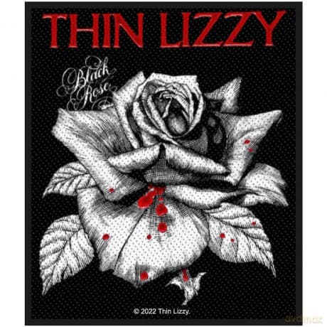 Thin Lizzy: Standard Patch: Black Rose