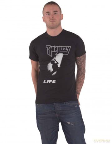 Thin Lizzy: Unisex T-Shirt: Life (Black) (X-Large)