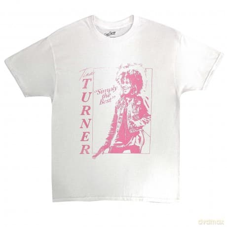 Tina Turner: Unisex T-Shirt: The Best (White) (Small)