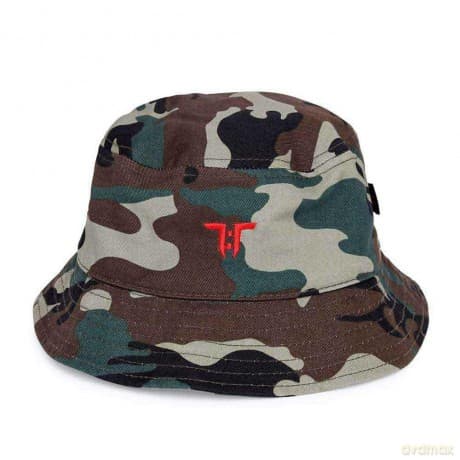 Tokyo Time: Kids Bucket Hat: TT Logo (Camouflage)