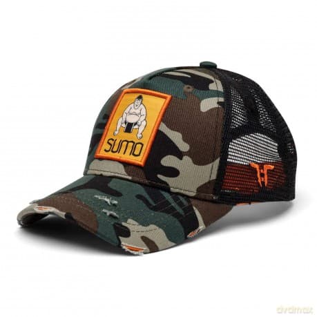Tokyo Time: Kids Mesh Back Cap: Sumo (Camouflage)