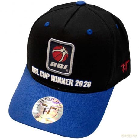 Tokyo Time: Unisex Baseball Cap: British Basketball League Cup Winner 2020 (Black & Blue)