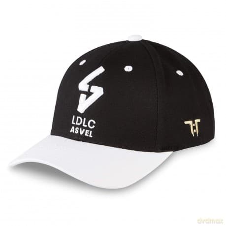 Tokyo Time: Unisex Baseball Cap: Euroleague Basketball LDLC Asvel Villeurbanne (Black & Silver)