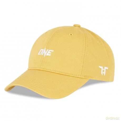 Tokyo Time: Unisex Baseball Cap: One Championship White Logo (Yellow)