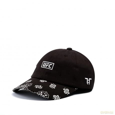 Tokyo Time: Unisex Baseball Cap: UFC Paisley (Black & White)