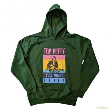 Tom Petty & The Heartbreakers: Unisex Pullover Hoodie: Full Moon Fever (Green) (XX-Large)