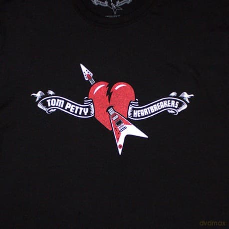 Tom Petty & The Heartbreakers: Unisex T-Shirt: Heart Logo (Black) (XX-Large)