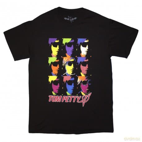 Tom Petty & The Heartbreakers: Unisex T-Shirt: Nine Toms (Black) (X-Large)
