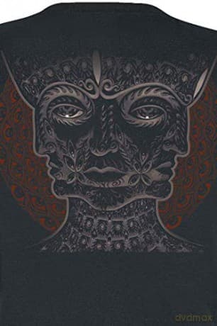 T: Tool Ladies T-Shirt: Shaded Box (Black) (Back & Sleeve Print) (Large)