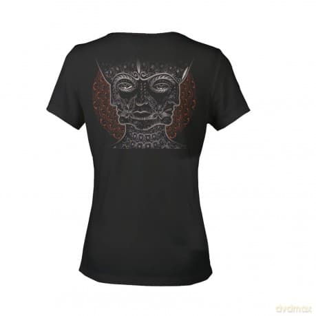 Tool: Ladies T-Shirt: Shaded Box (Black) (Back & Sleeve Print) (X-Small)