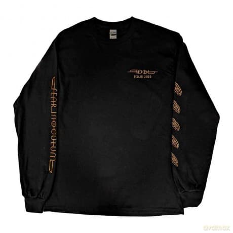 Tool: Unisex Long Sleeve T-Shirt: Spiral Tour 2022 (Black) (Back Print & Ex-Tour) (Small)