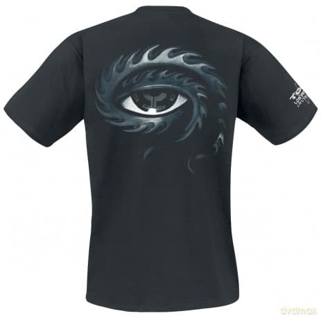 Tool: Unisex T-Shirt: Big Eye (Black) (Back & Sleeve Print) (Large)