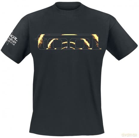 Tool: Unisex T-Shirt: Flame Spiral (Black) (Back & Sleeve Print) (Medium)