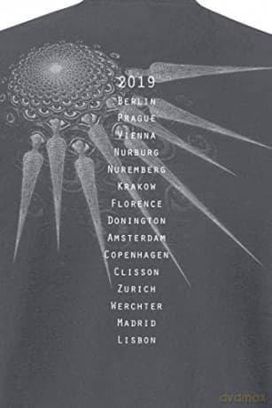 Tool: Unisex T-Shirt: Spectre Spike (Charcoal Grey) (Back Print) (Large)