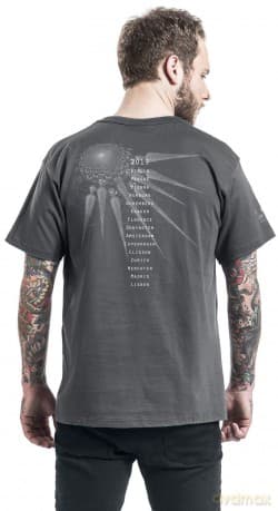 Tool: Unisex T-Shirt: Spectre Spike (Charcoal Grey) (Back Print) (Large)