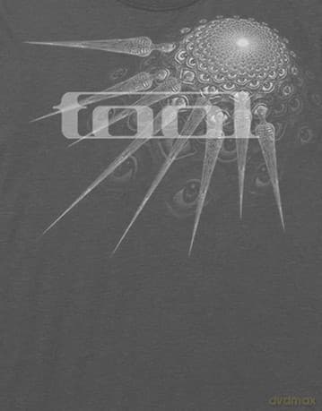 Tool: Unisex T-Shirt: Spectre Spike (Charcoal Grey) (Back Print) (Medium)