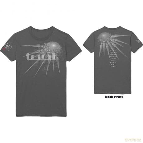 T: Tool Unisex T-Shirt: Spectre Spike (Charcoal Grey) (Back Print) (Small)